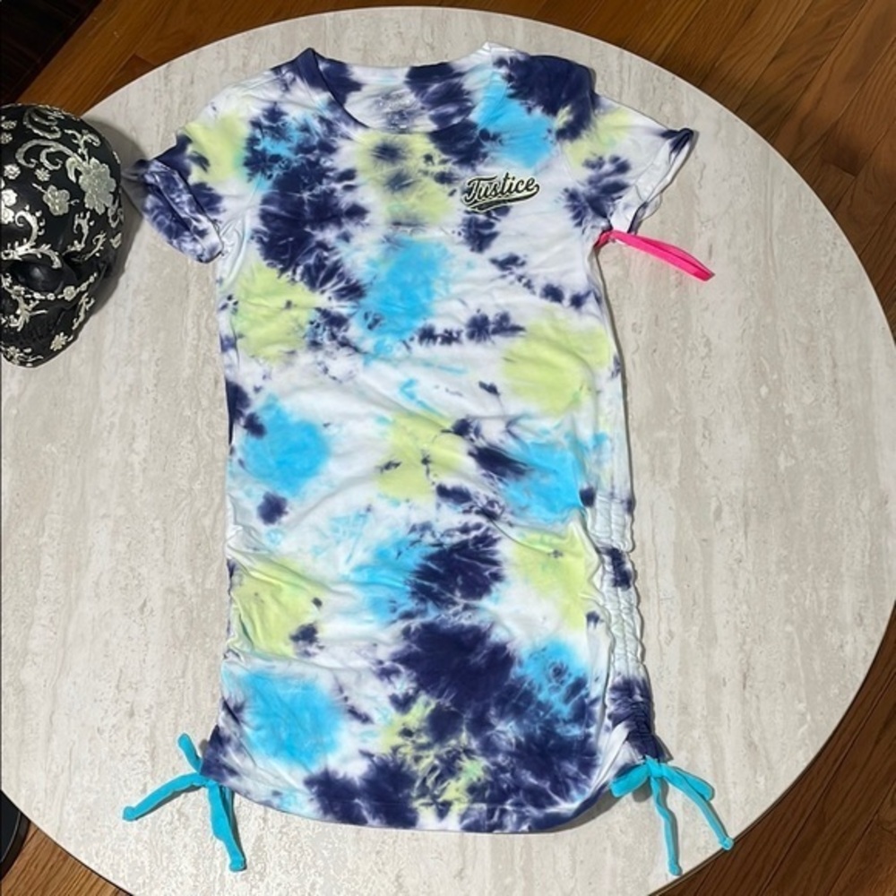 NEW Justice Tie-dye Little Girl Dress *S (7-8)